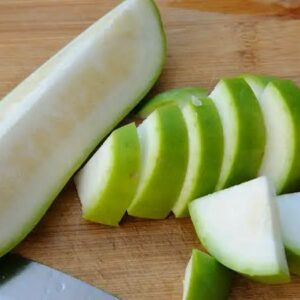 Courge cireuse, morceau d'env 1 kg (semence non bio, se cuisine comme de la courgette ou bien en smoothie, légèrement sucrée)